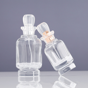 AC022 Stylish 50ml 100ml New Design Perfume Bottle Curved Round Bottle OEM ODM Service